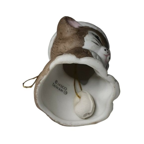 Jasco Kitty Cat Bell Christmas Santa Hat Ornament - Picture 3 of 4